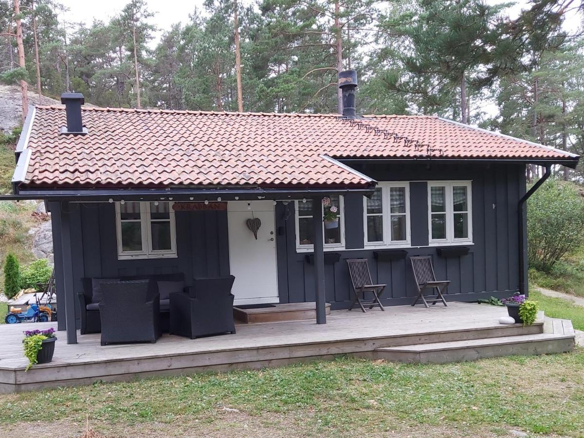 Hallestrand Cottage Krabban 斯特伦斯塔德 外观 照片